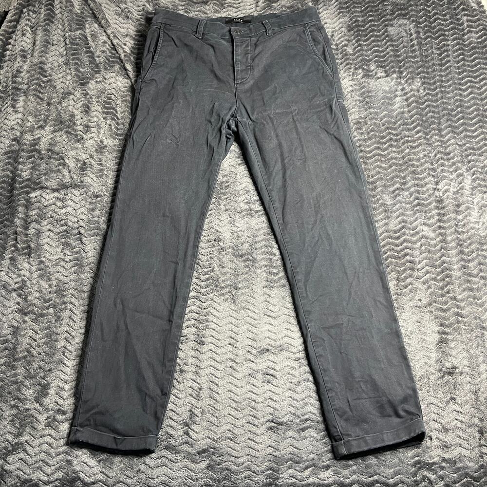 NEUW Nieuwlandstraat Black chino pants mens button Size 30x28
